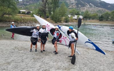 Le club de Canoë-kayak du Loup obtient de bons résultats aux courses régionales de l’Argentière-la-Bessée